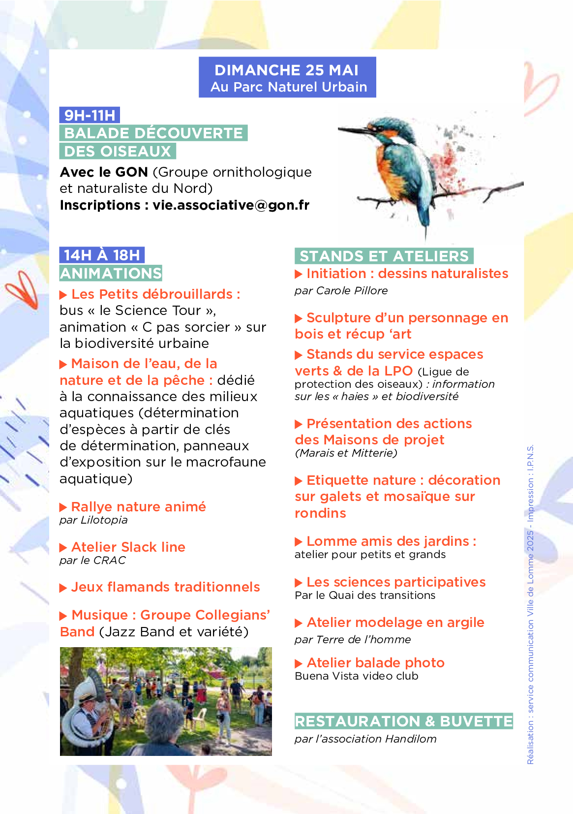 Fête de la Nature Lomme 25 05 2025 verso