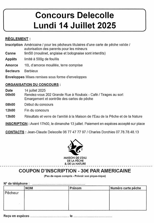 2025 concour Delecolle 14 juillet